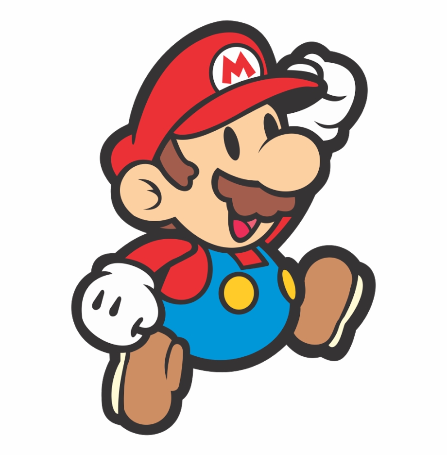 Super Mario Bros Cartoon Characters Vector Mario And