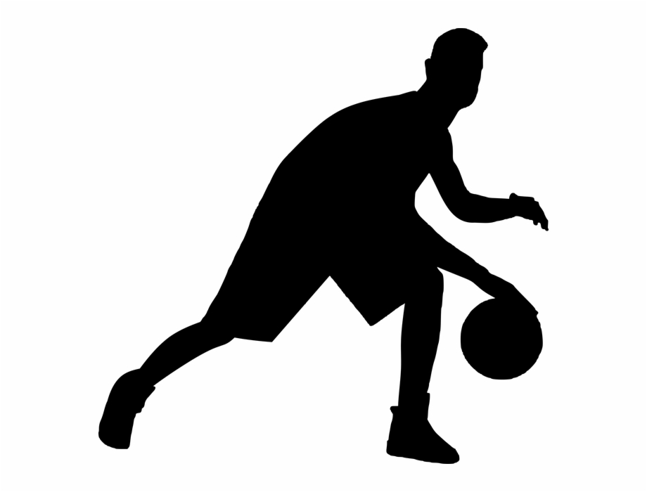 basketball dribbling clipart
