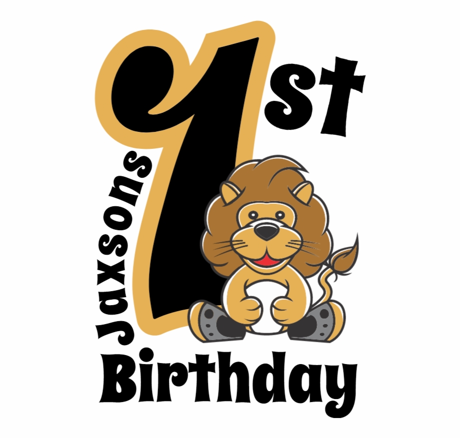 1st birthday logo