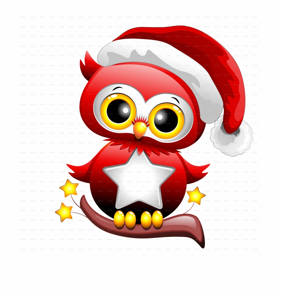 1 Baby Owl Christmas Santa Png St Patricks