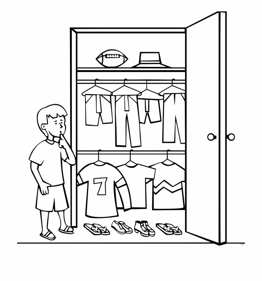 Free Closet Clipart Black And White, Download Free Closet Clipart Black ...