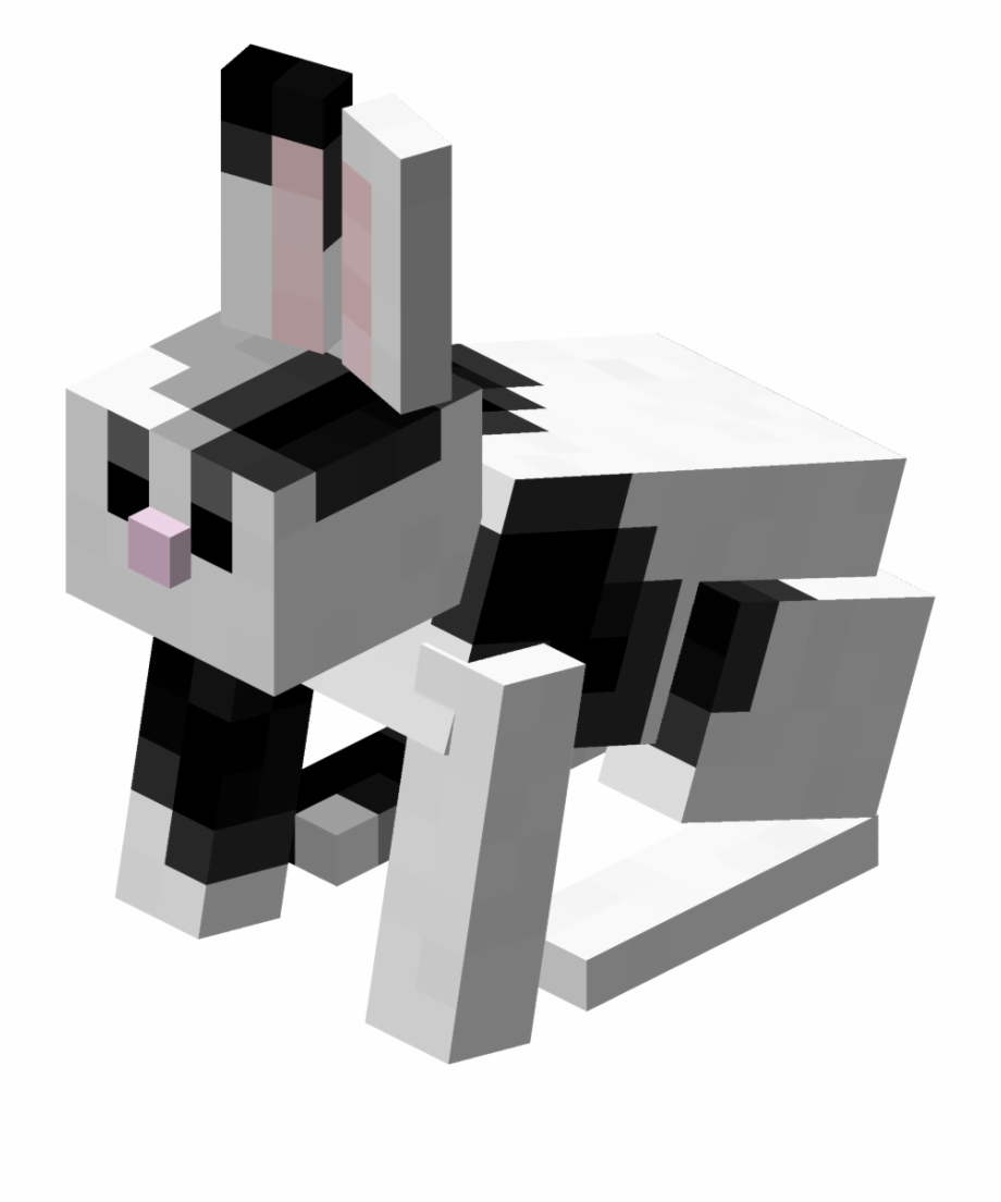 205240 Minecraft Bunny Png