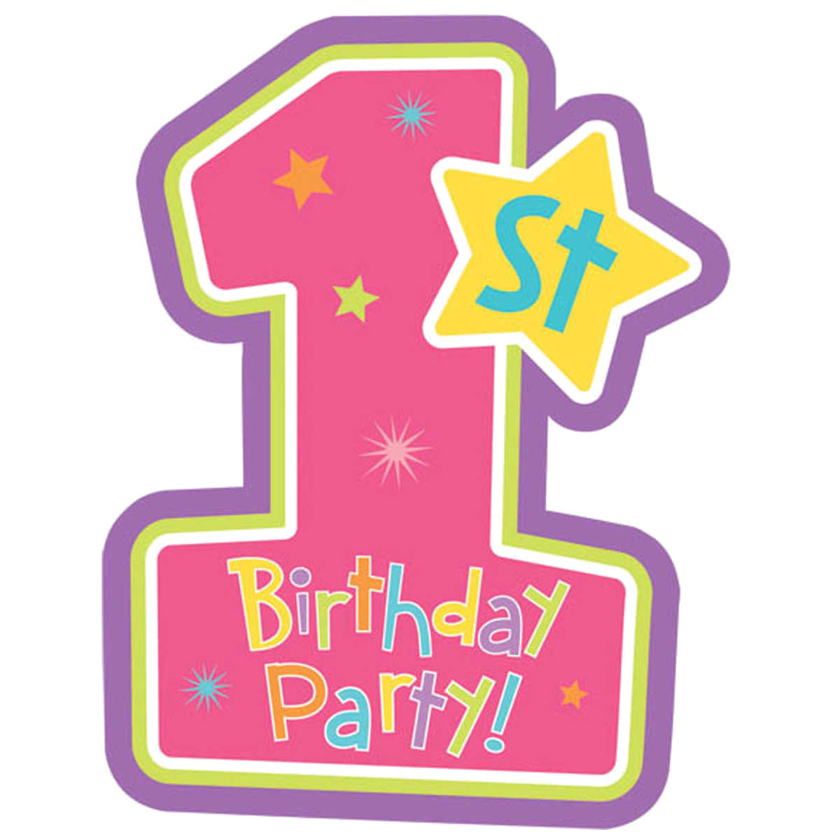 1St Birthday Candle Png