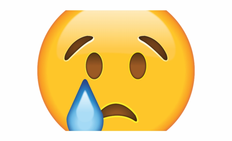 Crying Emoji Clipart Face Sad Emoji Png