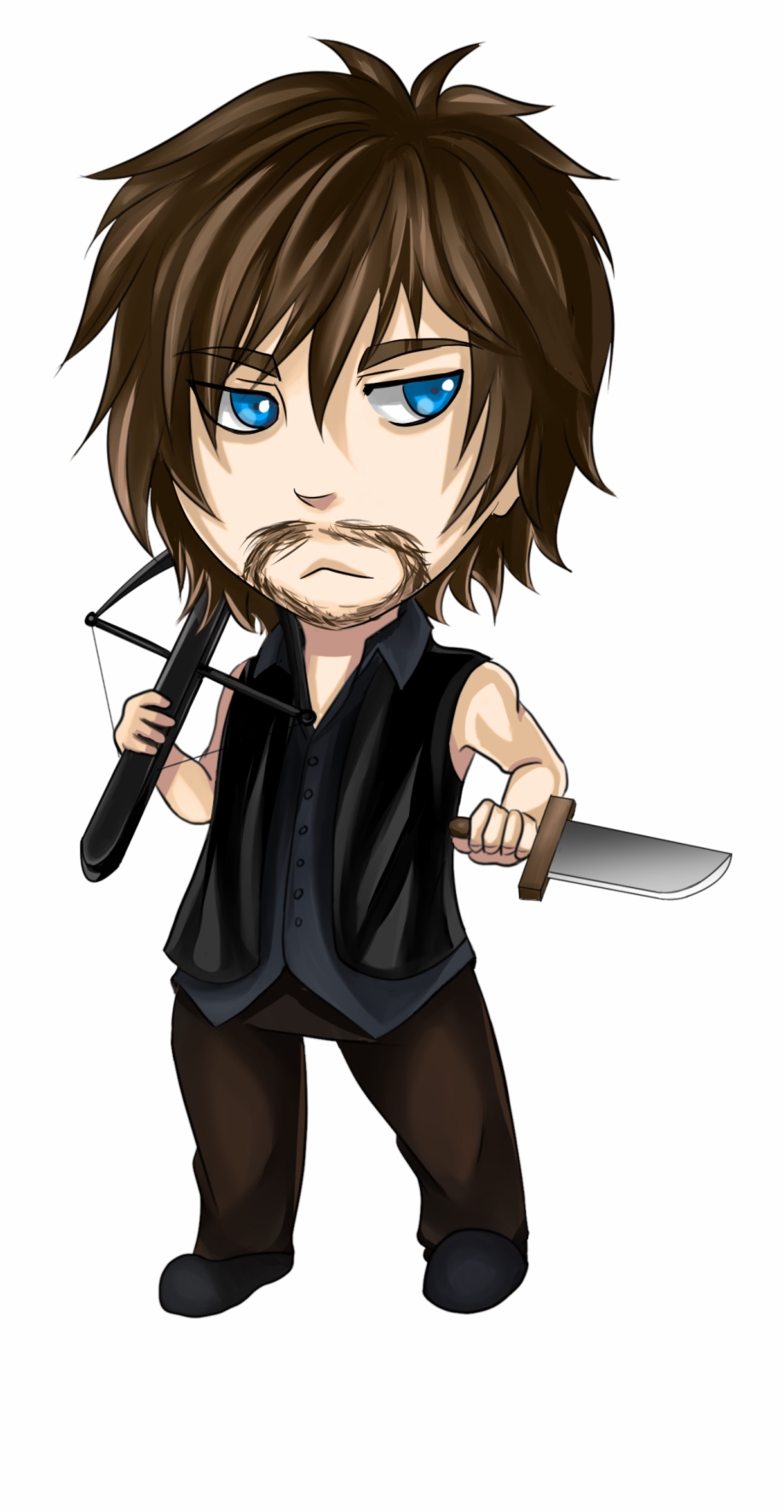 Twd Drawing Daryl Dixon Png Download Norman Reedus