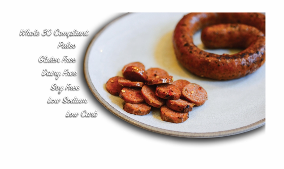 Home Wood Background Diet Overlay B Breakfast Sausage