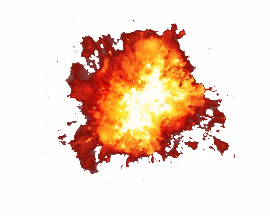Fire Explosion Png Image Png Bomb Blast Background - Clip Art Library