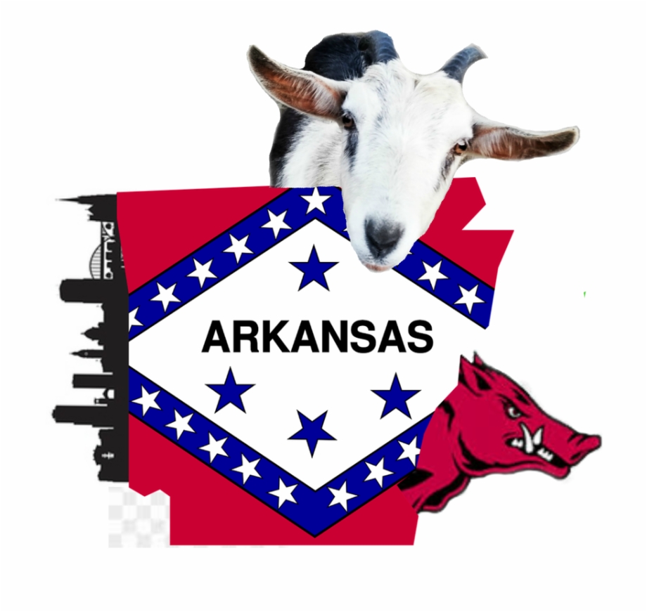 Rent A Goat Arkansas Flag