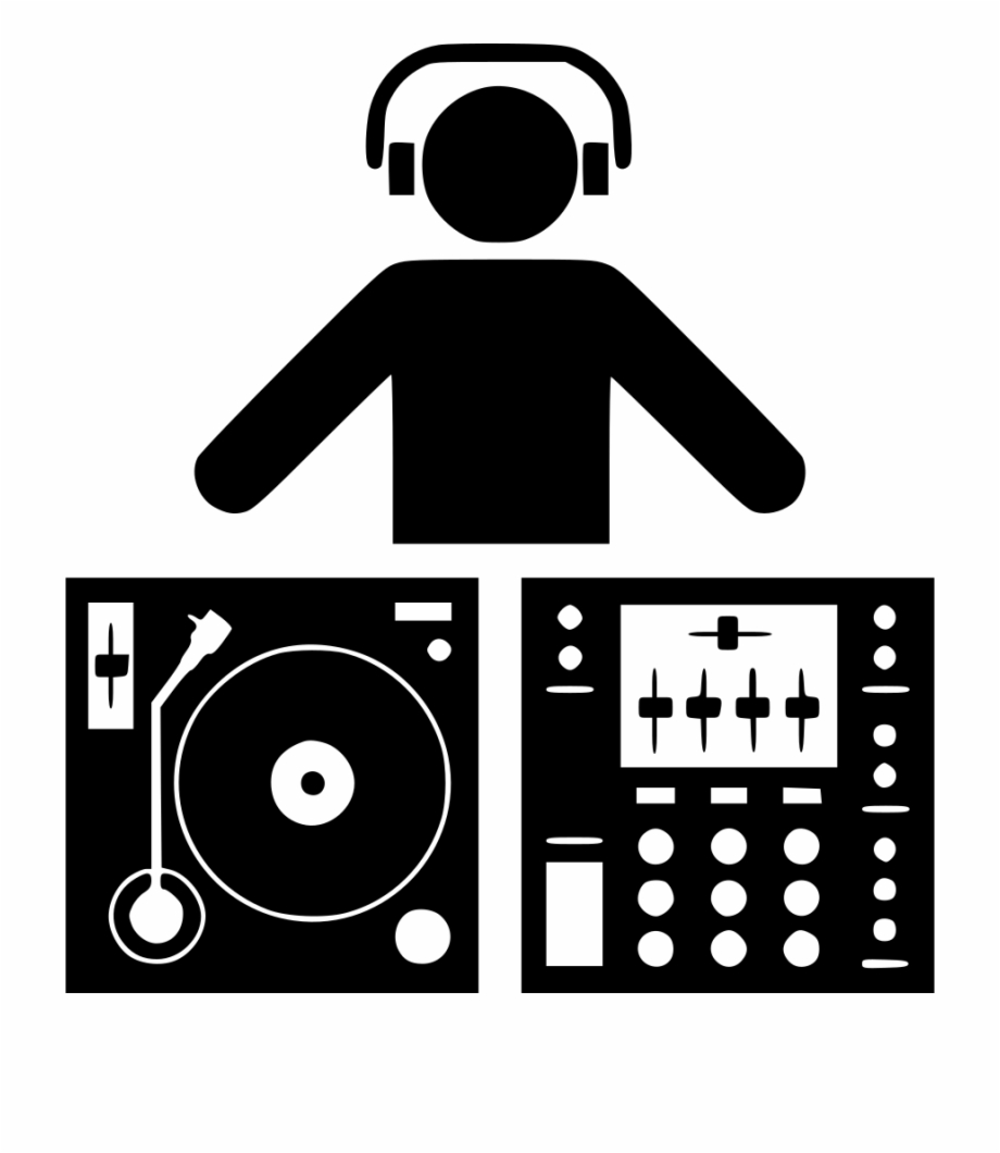 Dj Music Man Person Party Turntable Svg Png