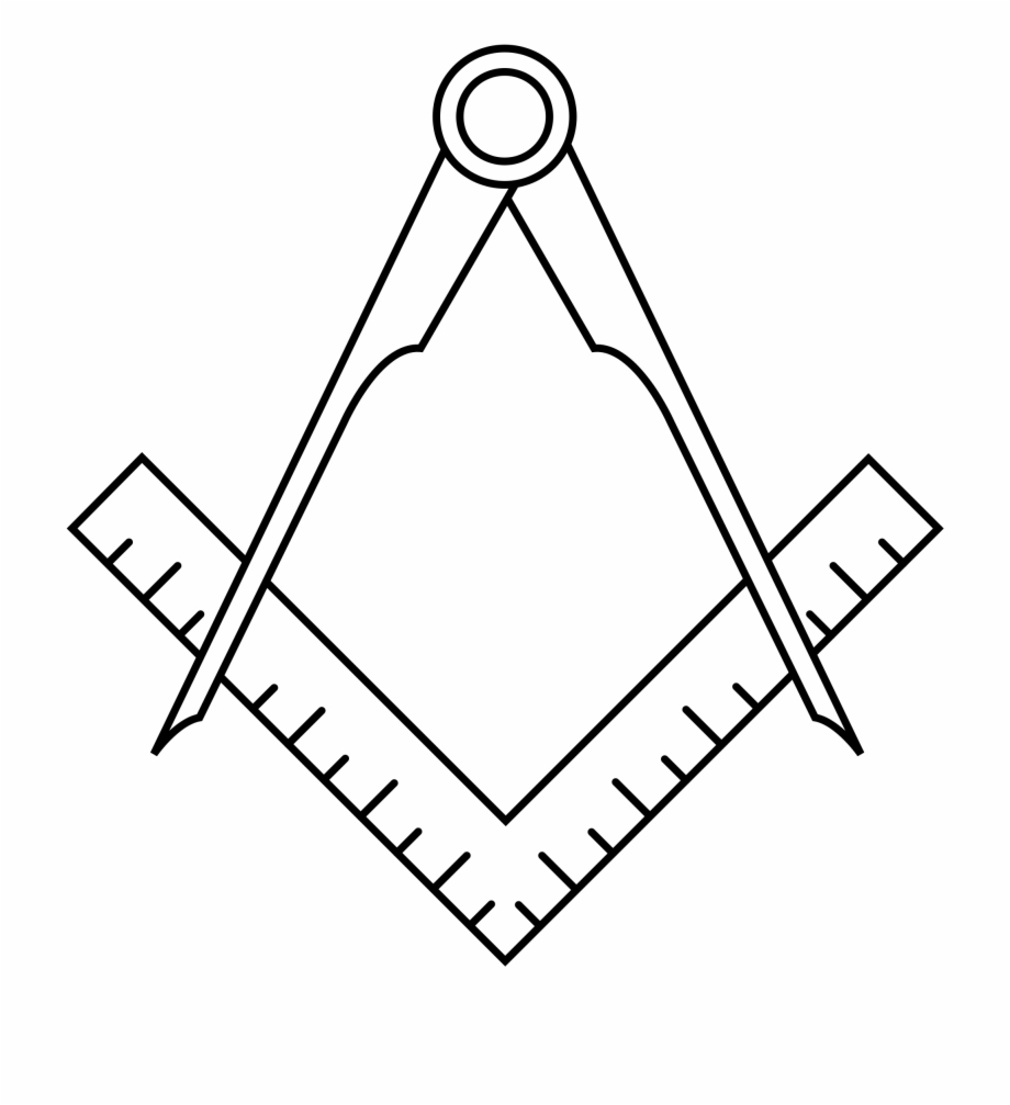 Square And Compass Masonic Symbols