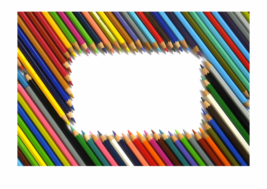 Drawing It Colored Pencil Colour Pencil Drawing Background - Clip Art  Library