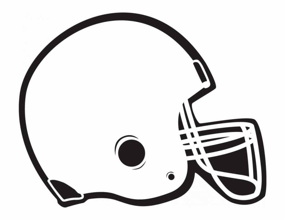 free football helmet clipart
