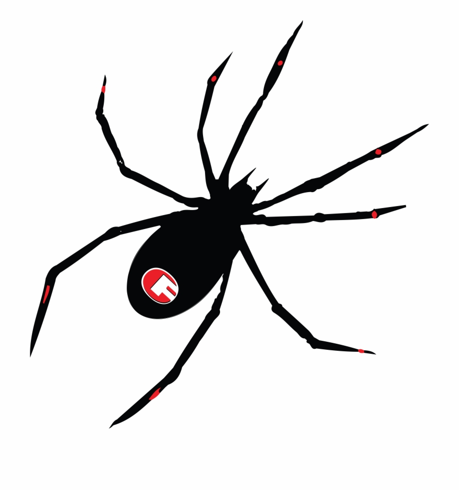 Spider Decal 02 Black Widow