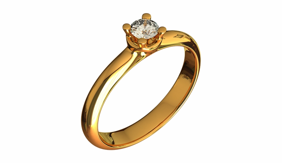 Gold Ring With Eye Ornament 10K Vs 14K
