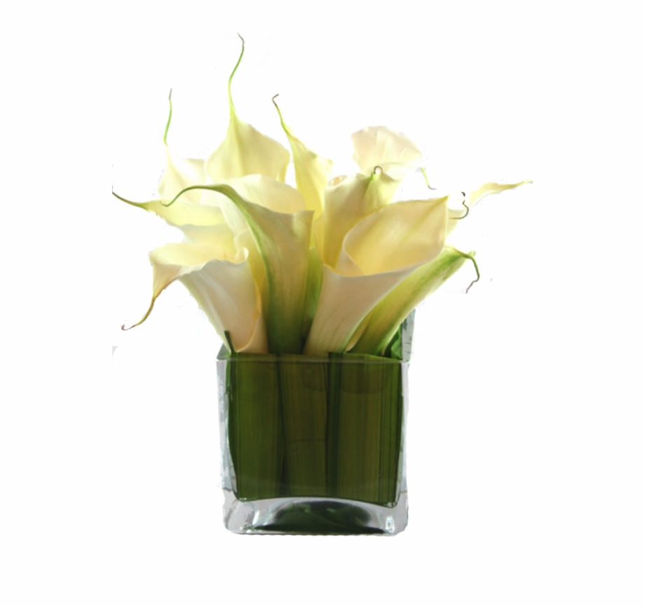 Small Vase Calla Lilies