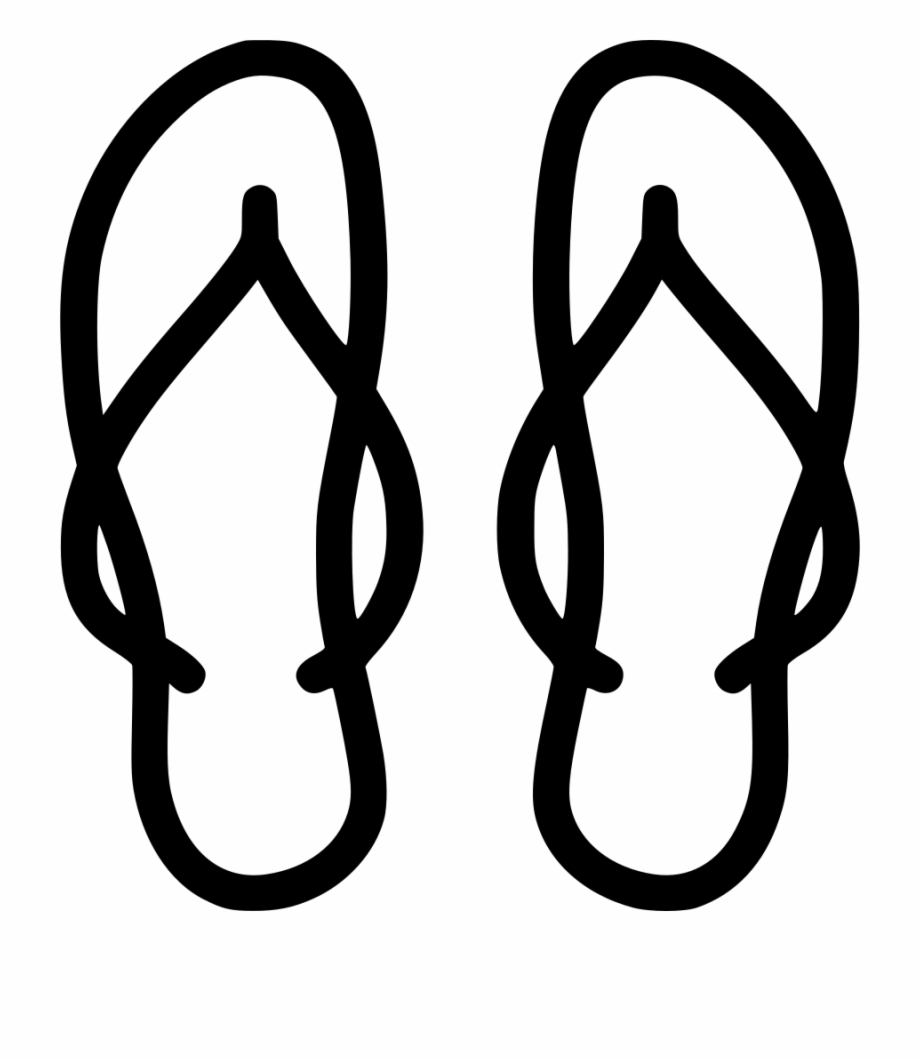 Free Slippers Clipart Black And White, Download Free Slippers Clipart ...