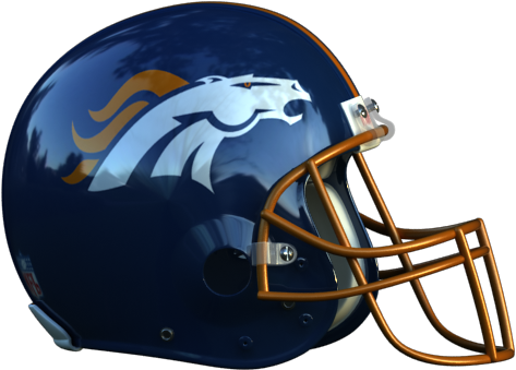 Denver Broncos Team Helmet Logo Double Magnet Pack