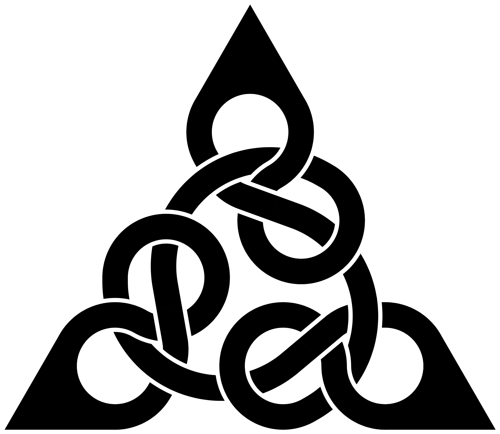 Celtic knot Triquetra Symbol Celts - symbol png download - 786*800 ...