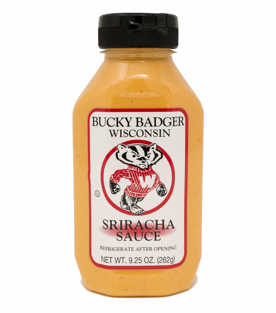 Bucky Badger Sriracha Sauce Bucky Badger