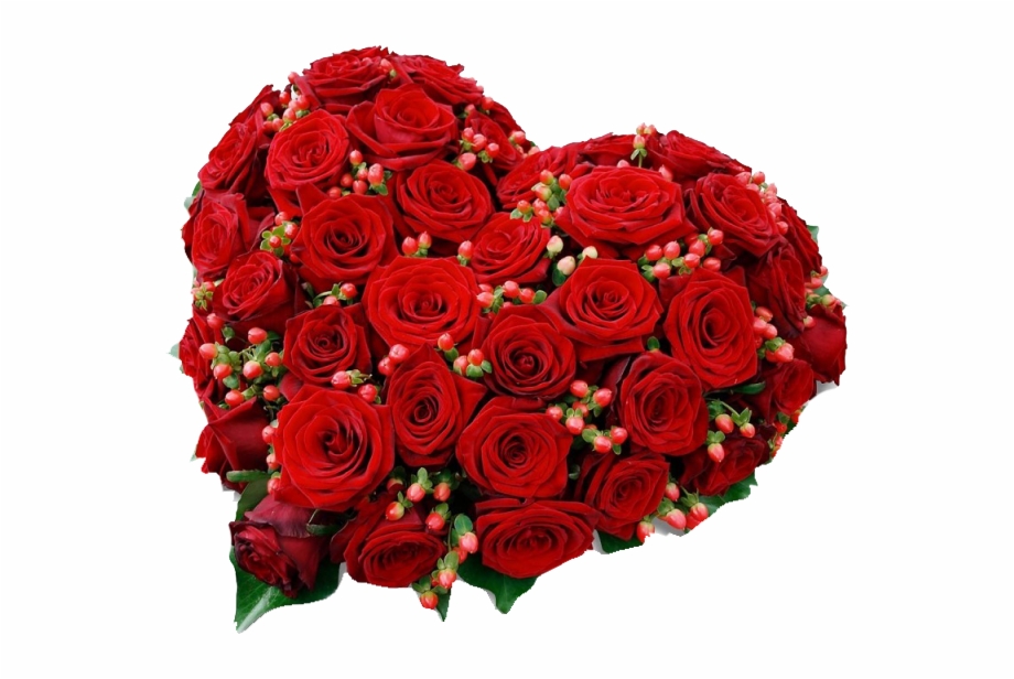 Free Download Red Heart Bouquet Png Transparent Background