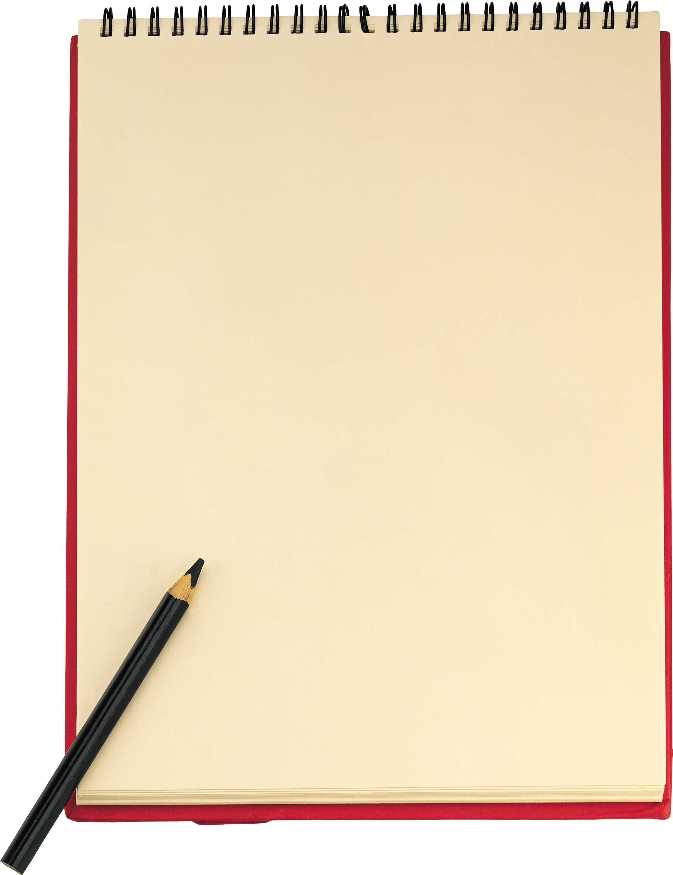Download Pencil Paper Sheet Transparent Png Notebook Paper