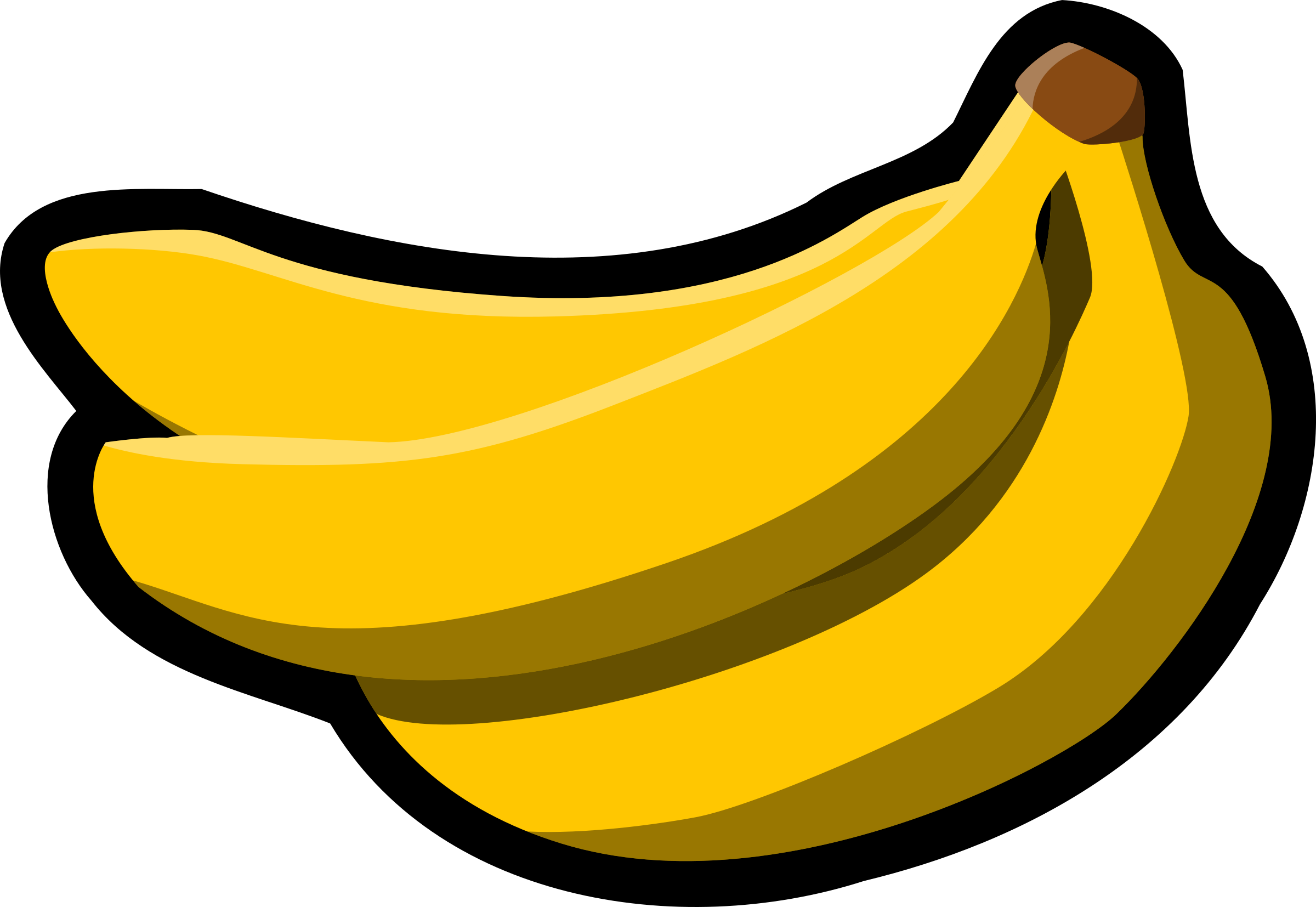 Banana clipart. Free download transparent .PNG