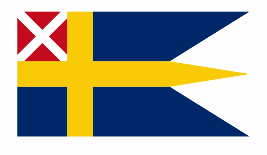 Swedish And Norwegian Naval Ensign Flag Of Chile