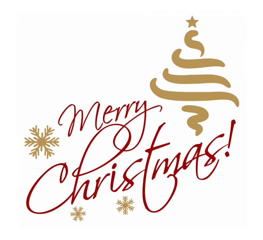 Christmas Text Png Merry Christmas Transparent Png