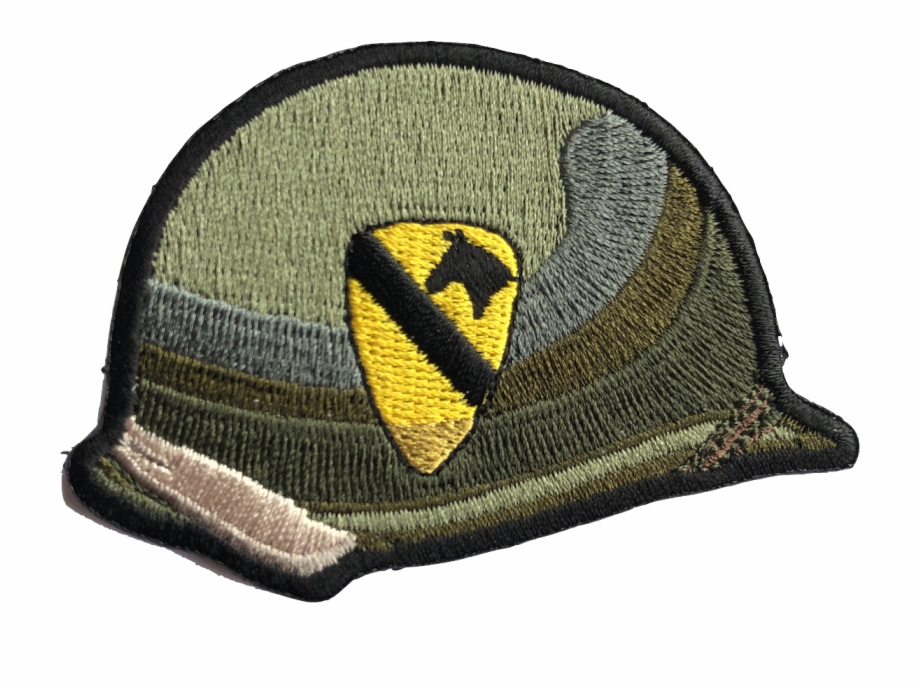1St Cavalry Division Helmet Patch Knit Cap