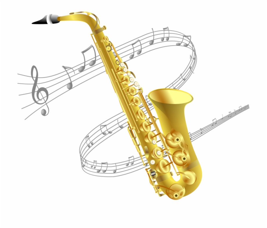 Baritone Saxophone Drawing Musical Instruments Transparent Background Saxophone