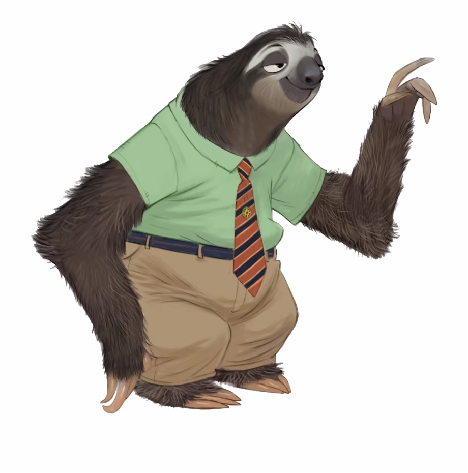 Sloth Png Zootopia Sloth Concept Art