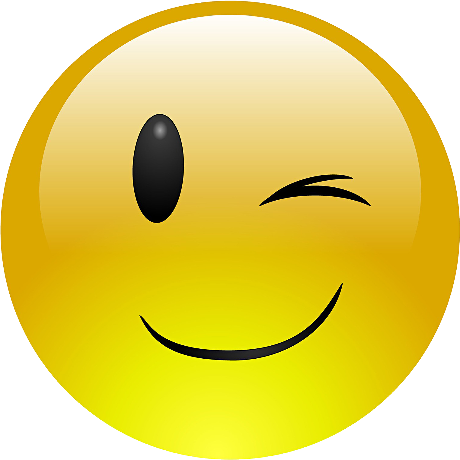 Winking Emoticon Png Clip Art Emoticon Winking Emoji Excited Emoji | My ...