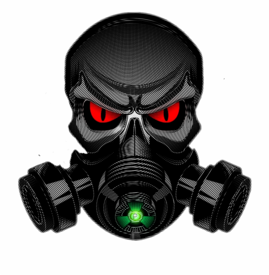 Skull With Gas Mask Png Skull Gas Mask