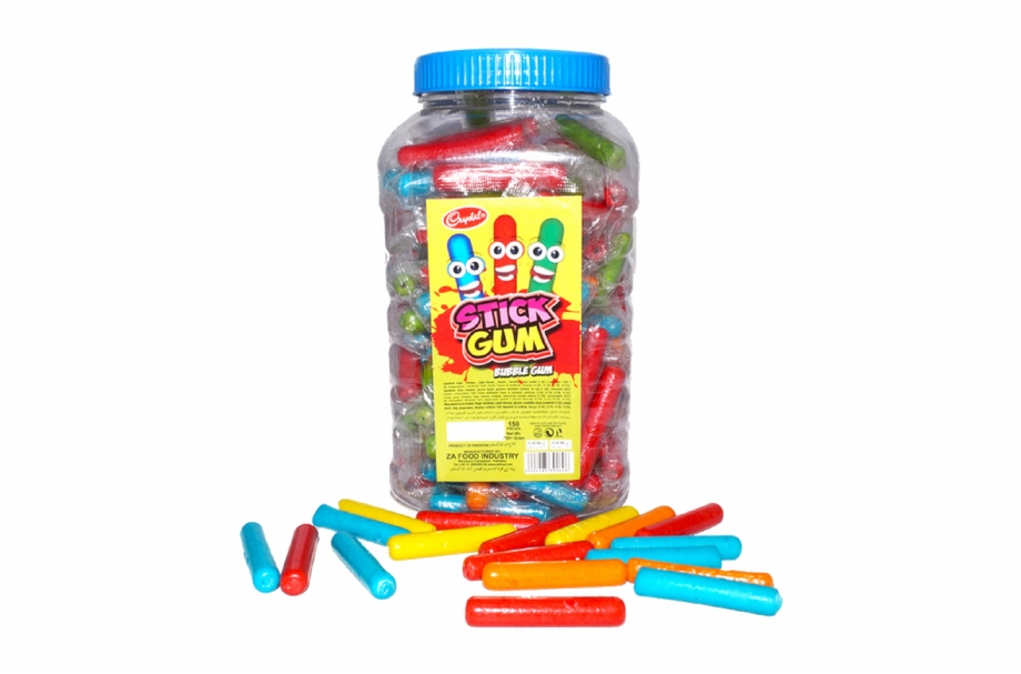 Stick Bubble Gum Gummi Candy