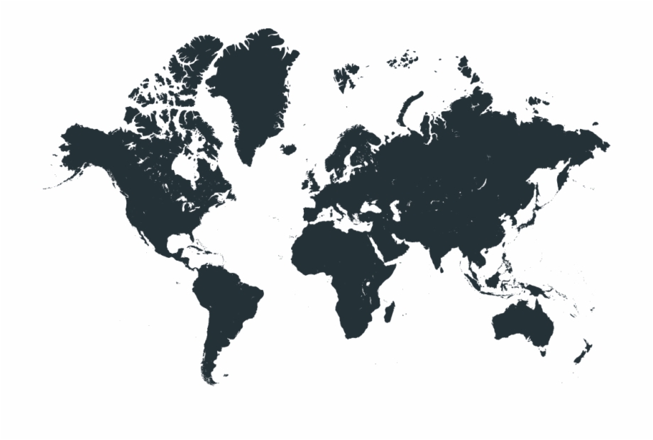New Apostolic Church Worldwide World Map Vector Large
