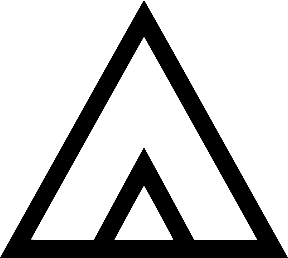 Знак треугольник внутри крест. Треугольный значок. Пиктограмма зона отдыха. Македонский знак треугольник. Отдых иконка.