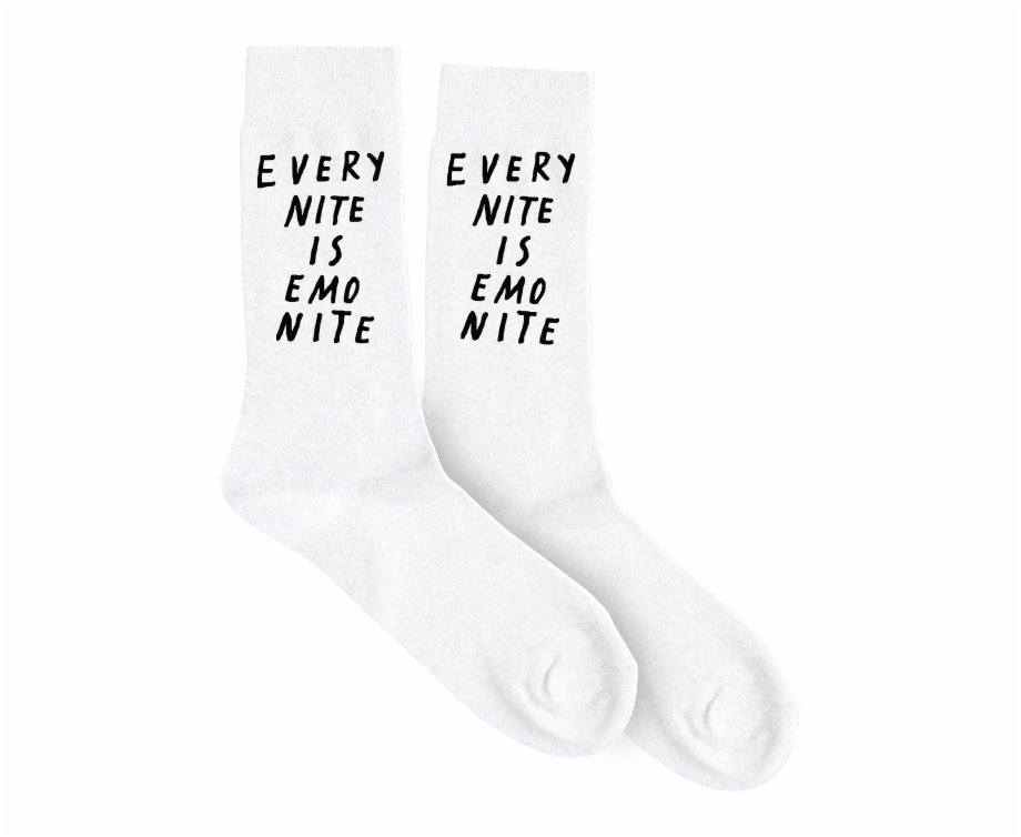 Enien White Socks Sock