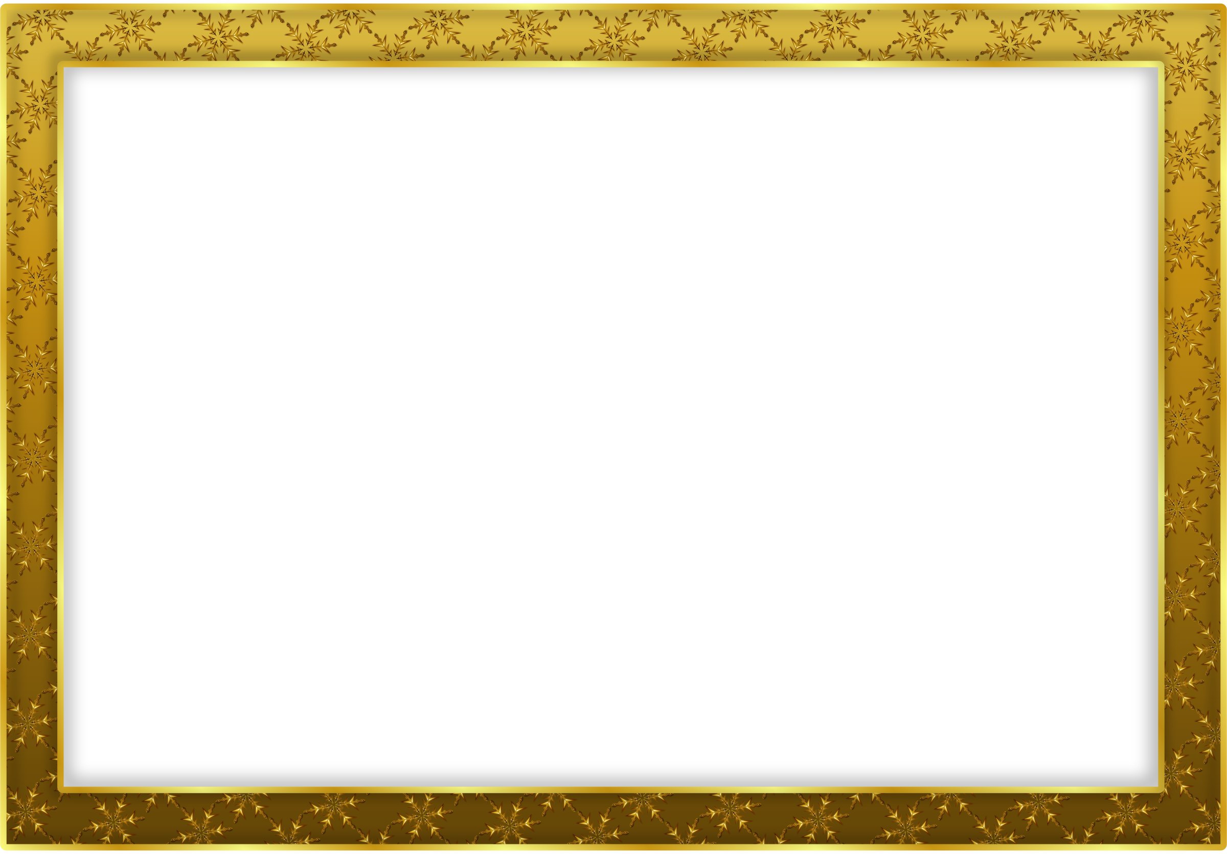 Gold Picture Frame Png