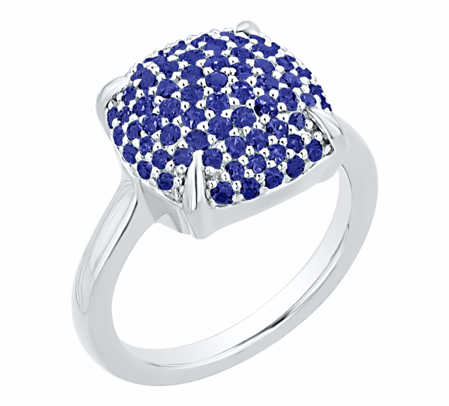 Blue Sapphire Lecircque Ring By Shah Luxury Pre
