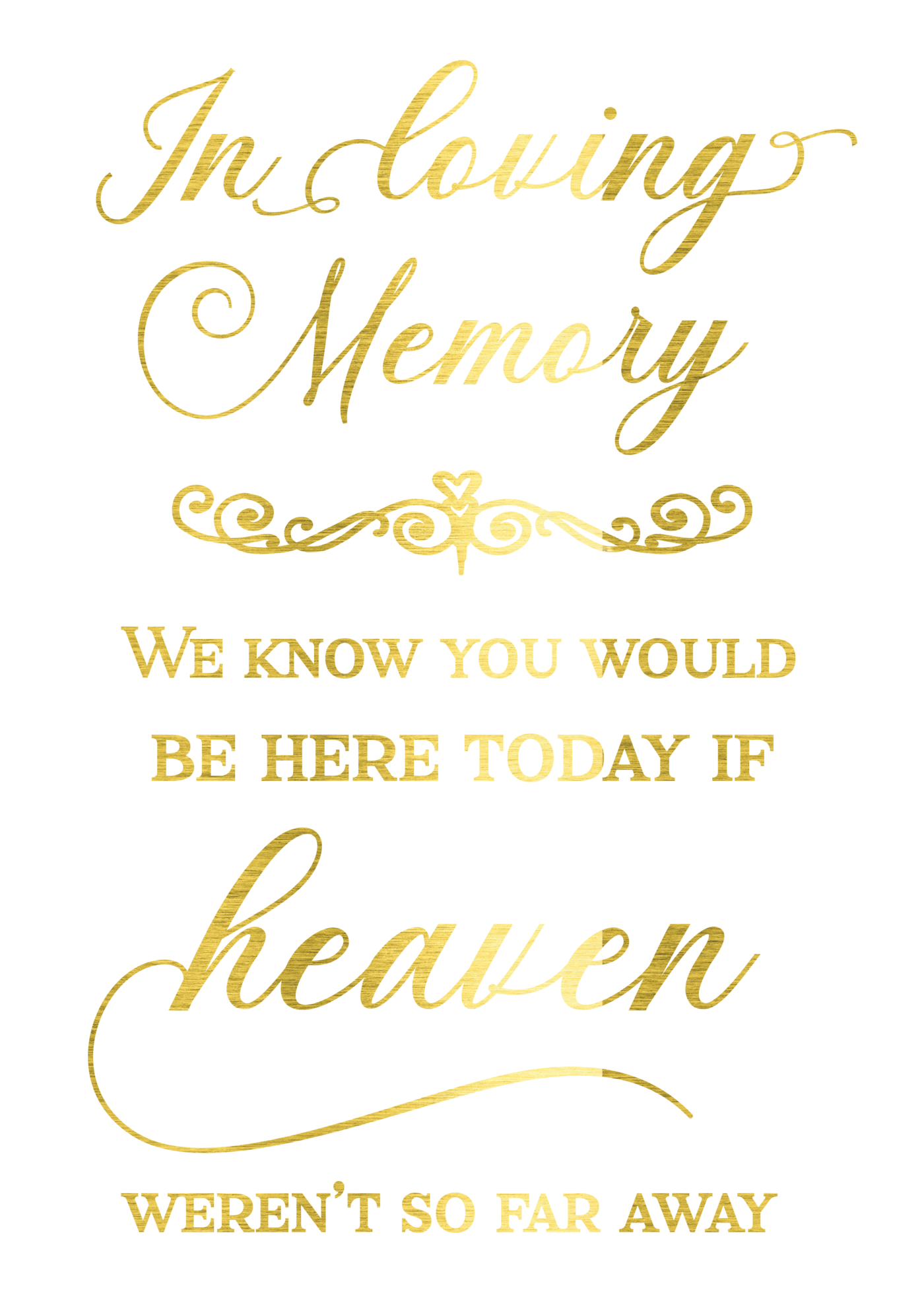 In Loving Memory Png - Clip Art Library