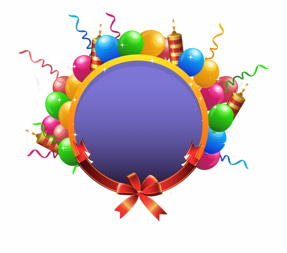 Vector Transparent Balloon Birthday Party Clip Celebration Png