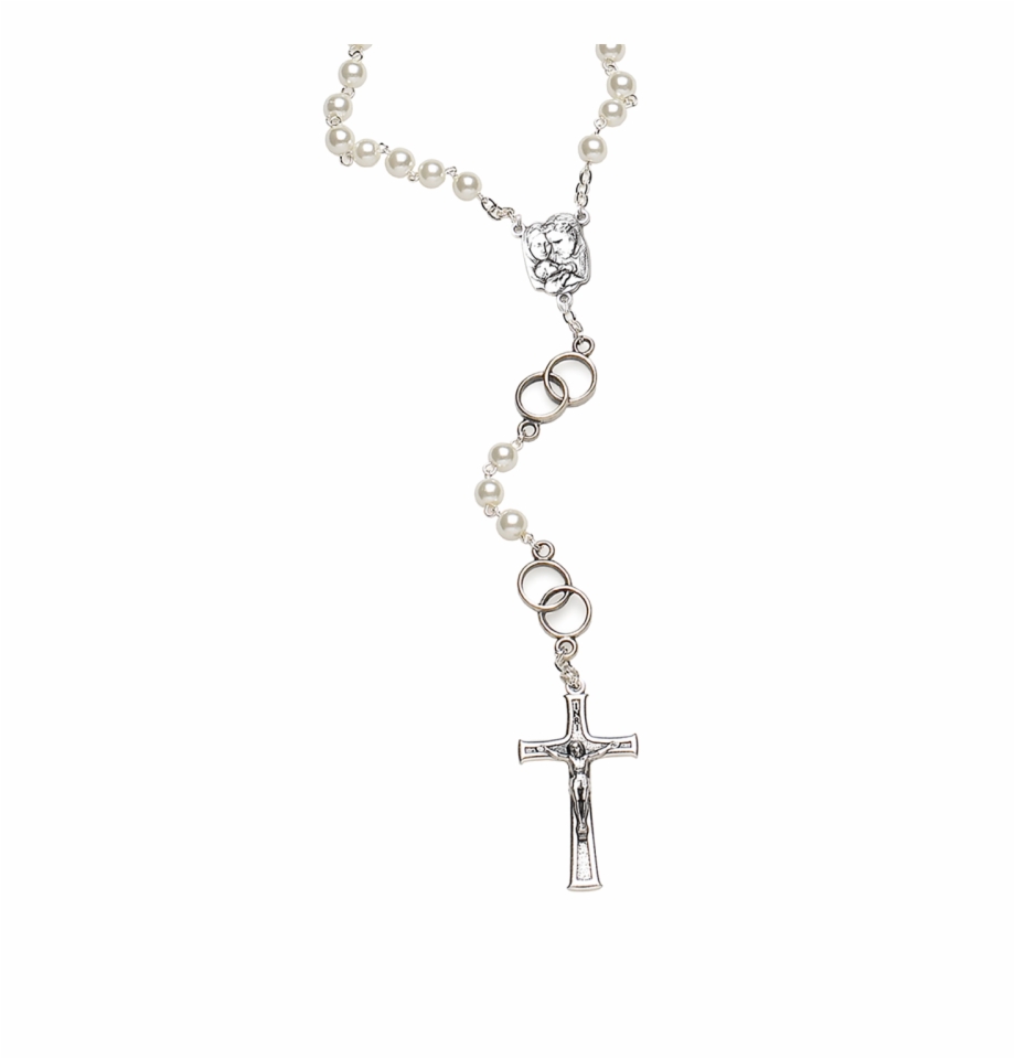 Unity Rosary With Modern Cross Chain
