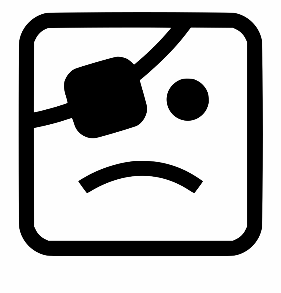 Png File Emoji Square Black And White