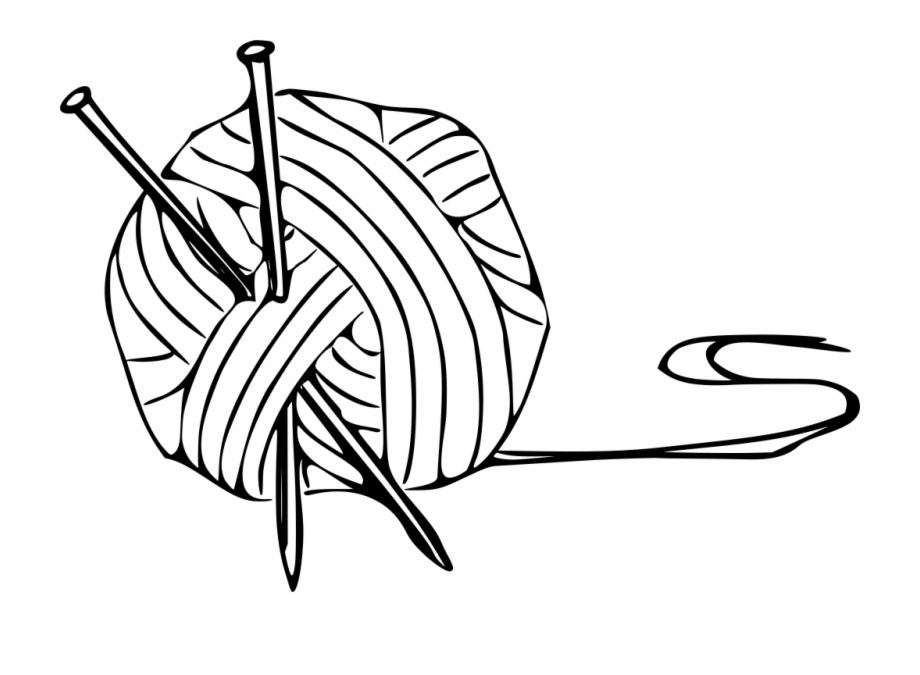 Download Png Yarn Clipart Black And White