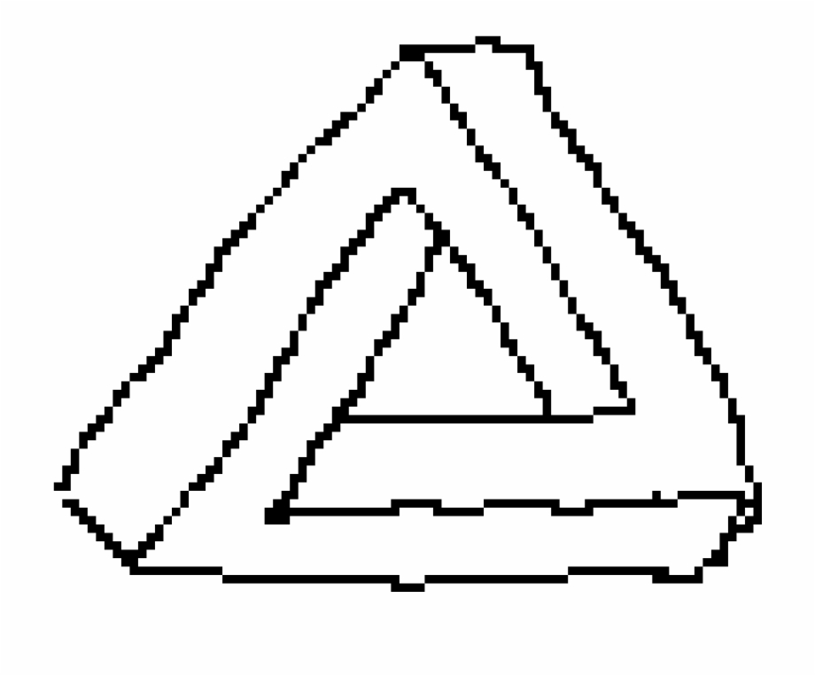 Impossible Triangle Triangle - Clip Art Library