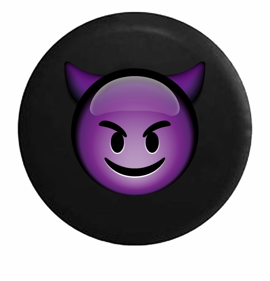Purple Evil Text Emoji Devil Face Emojis De