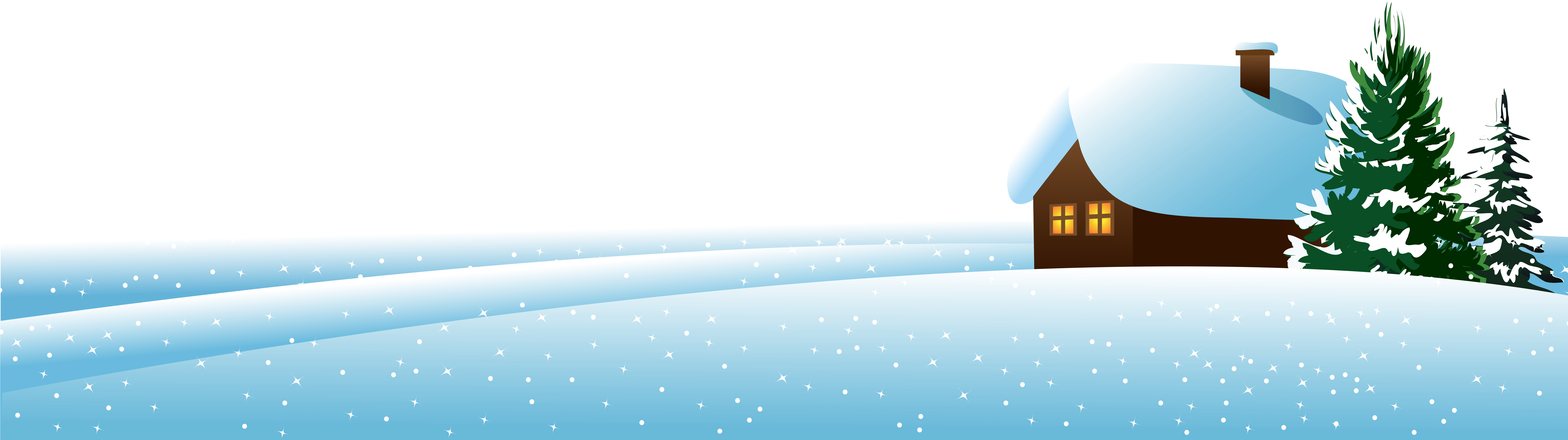 Winter Snowy Ground Clipart Png