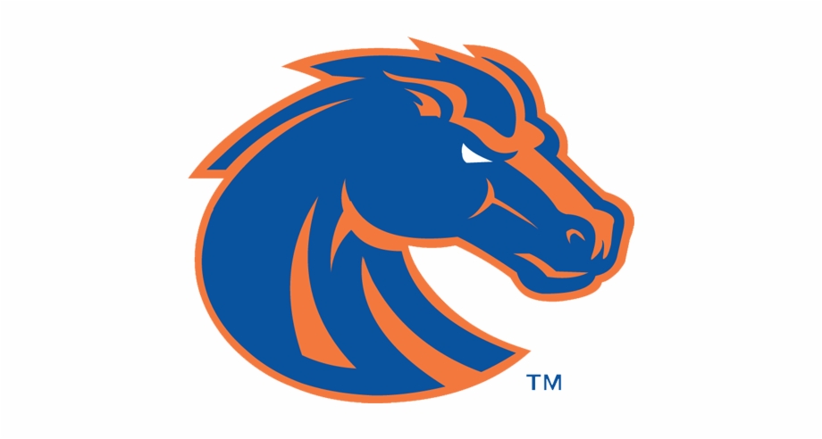 Denver Broncos Logo Coloring Pages Boise State Bronco