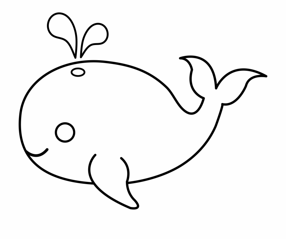 easy simple whale drawing
