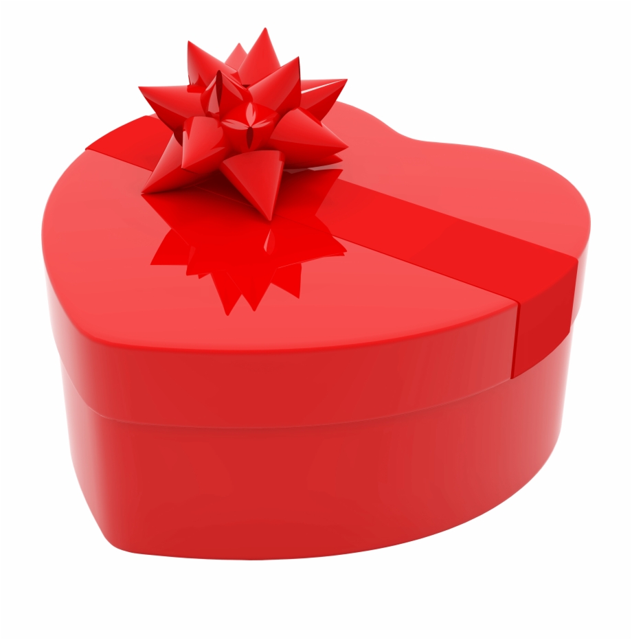 Heart Red Gift Birthday Gift Box Png